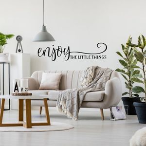 Enjoy The Little Things Motivational Wall Decal